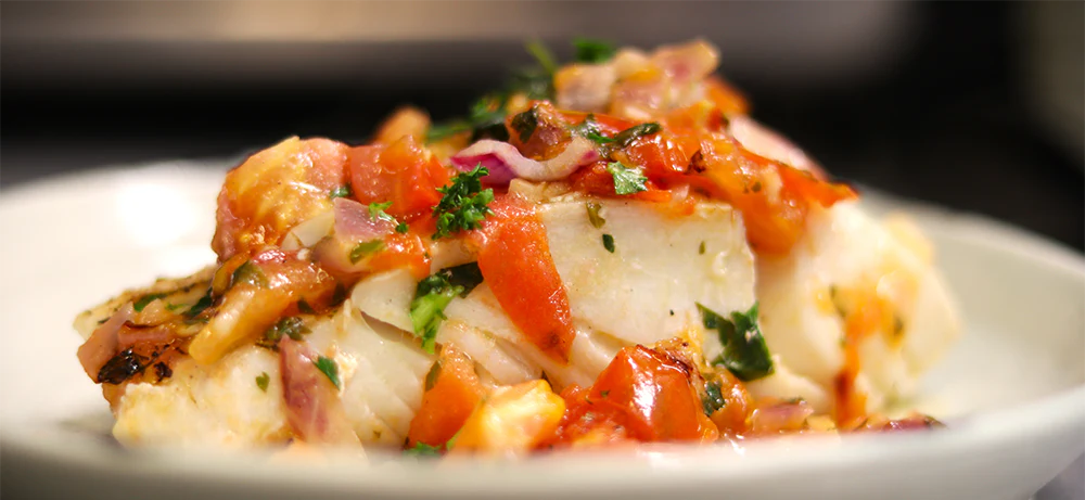 Halibut with Tomato Salsa