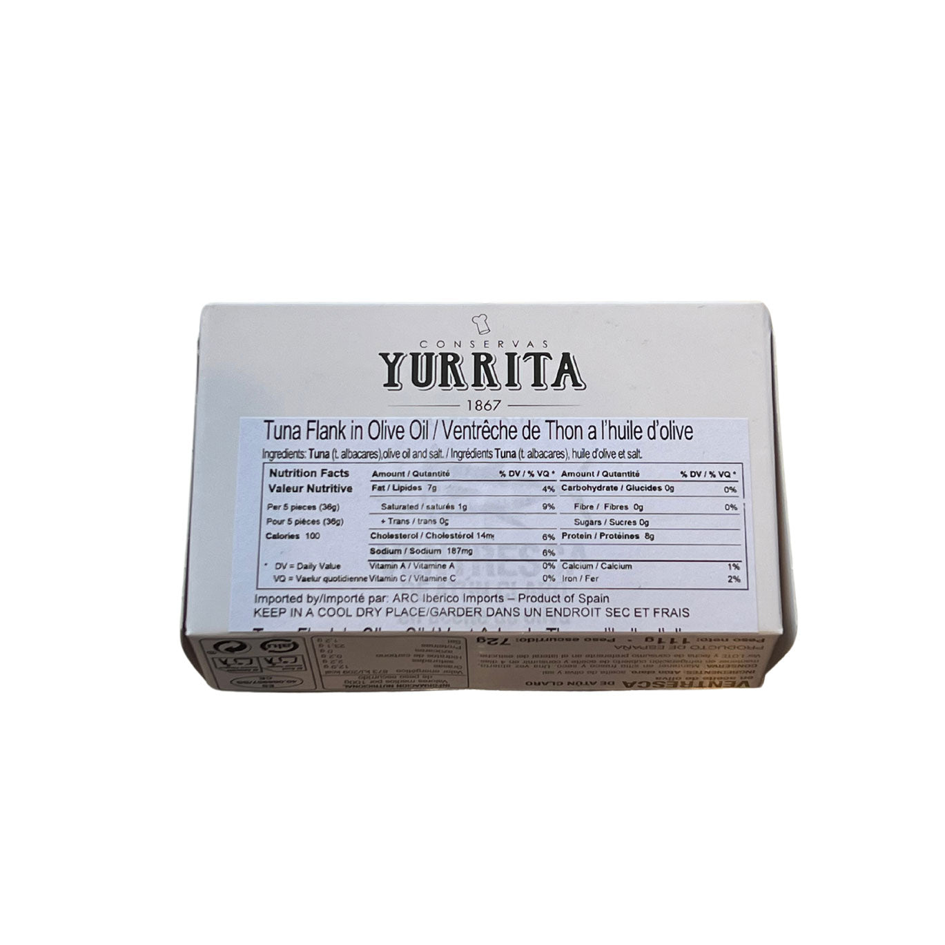 Yurrita Tuna in Olive Oil
