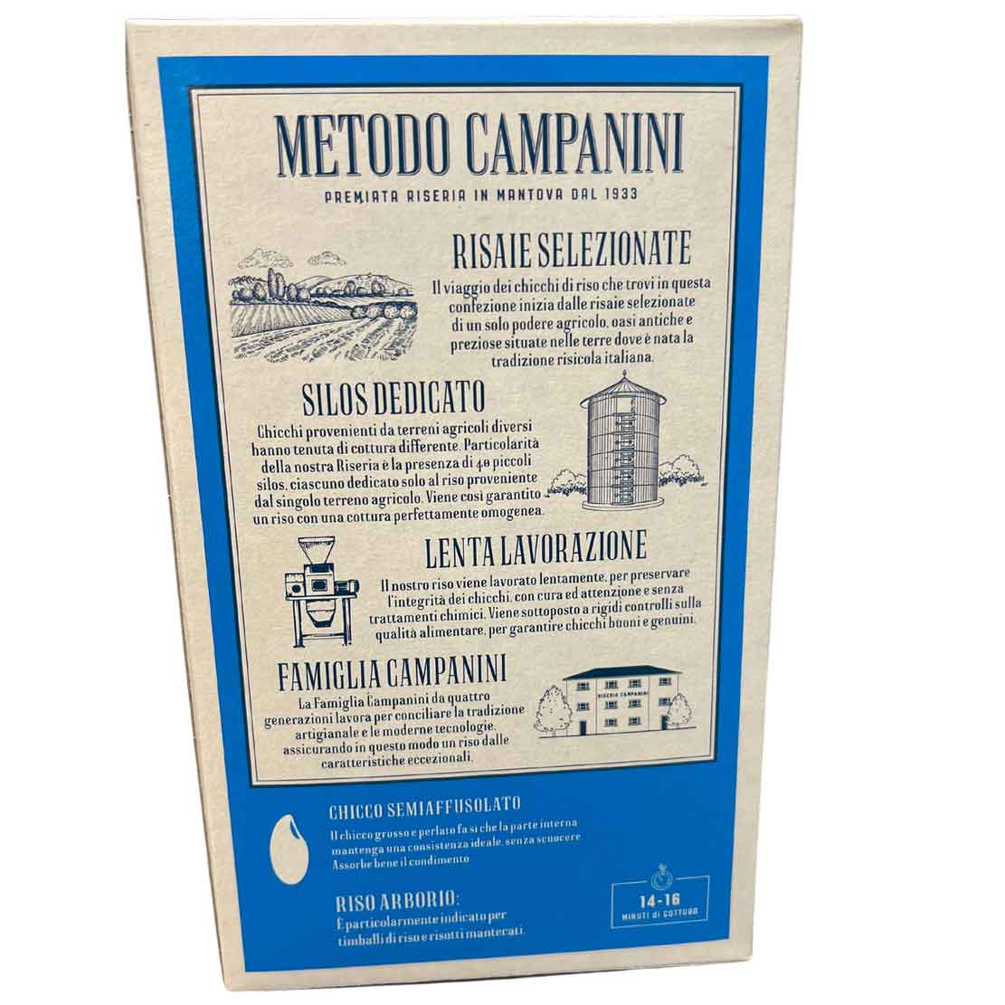 Rice - Campanini Arborio (Risotto) Rice Italiano 1 kg