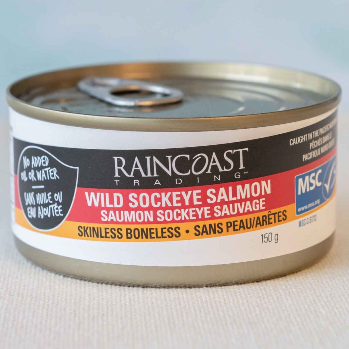 Canned Sockeye Salmon Raincoast