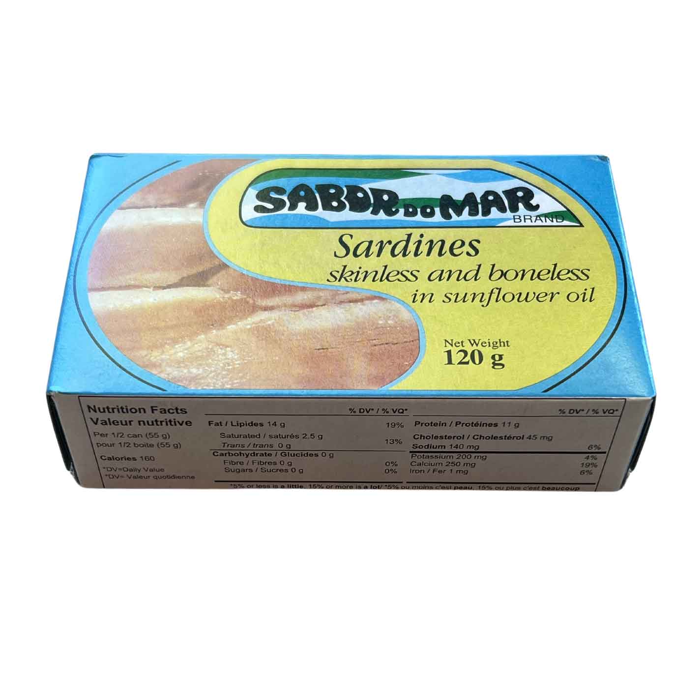 Sardines Skinless Boneless Sabor do Mar 120g