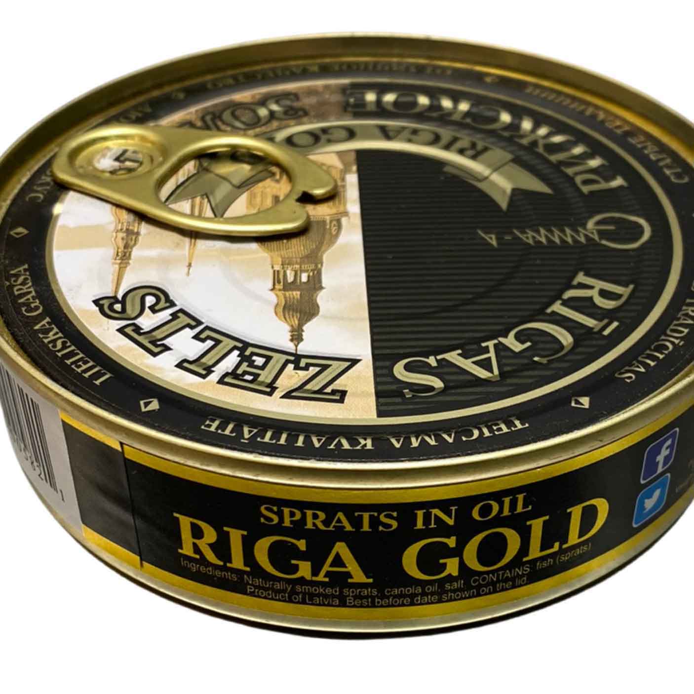 Sprats in Oil Riga Gold