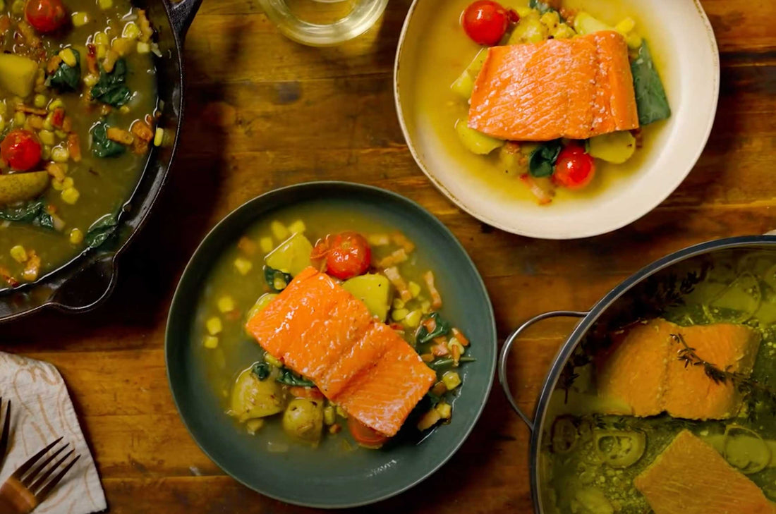 Olive Oil Poached Salmon: A Culinary Symphony of Tenderness