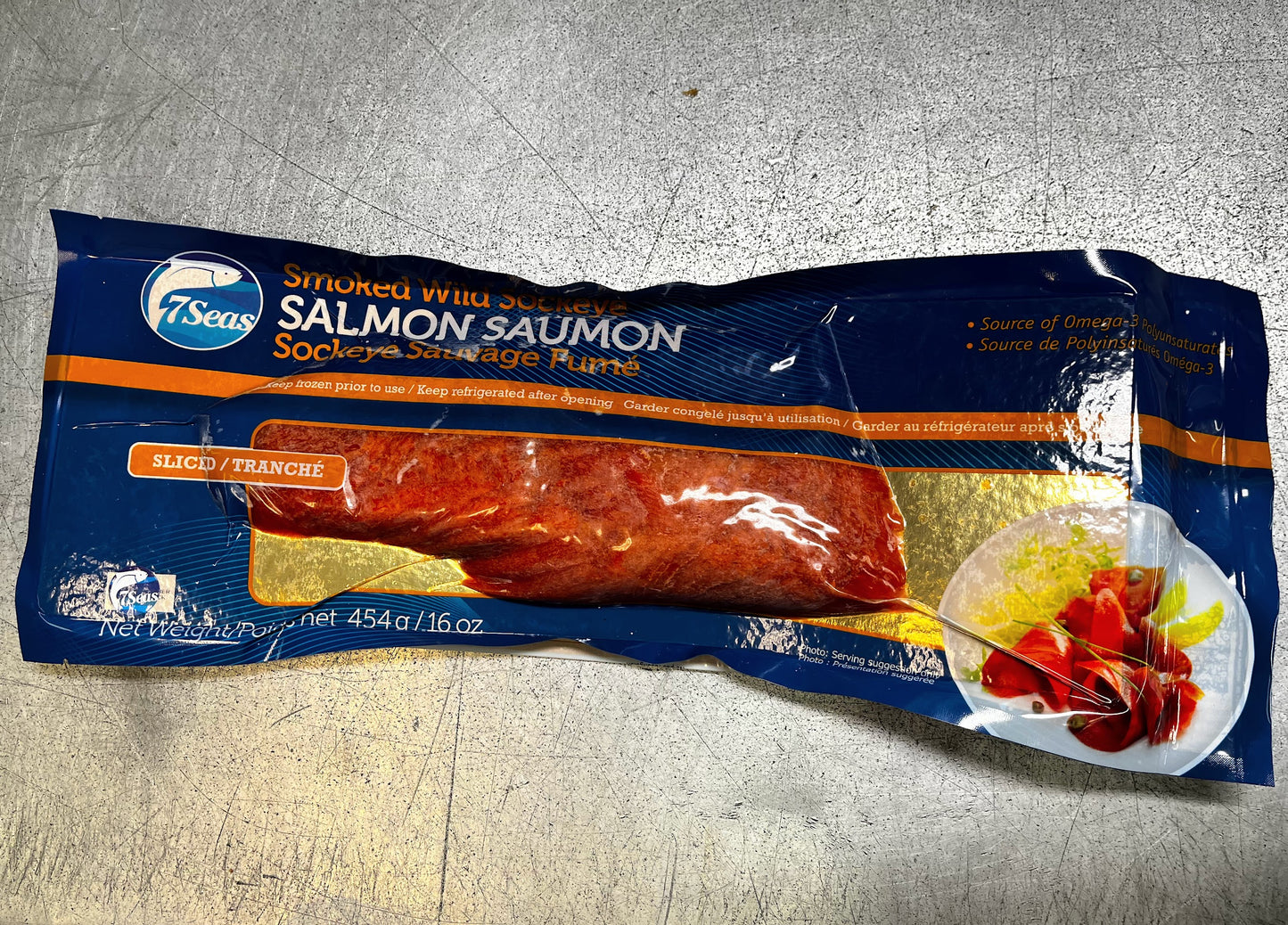 Smoked Lox - Sockeye Salmon Sliced Non-Interleaf Frozen