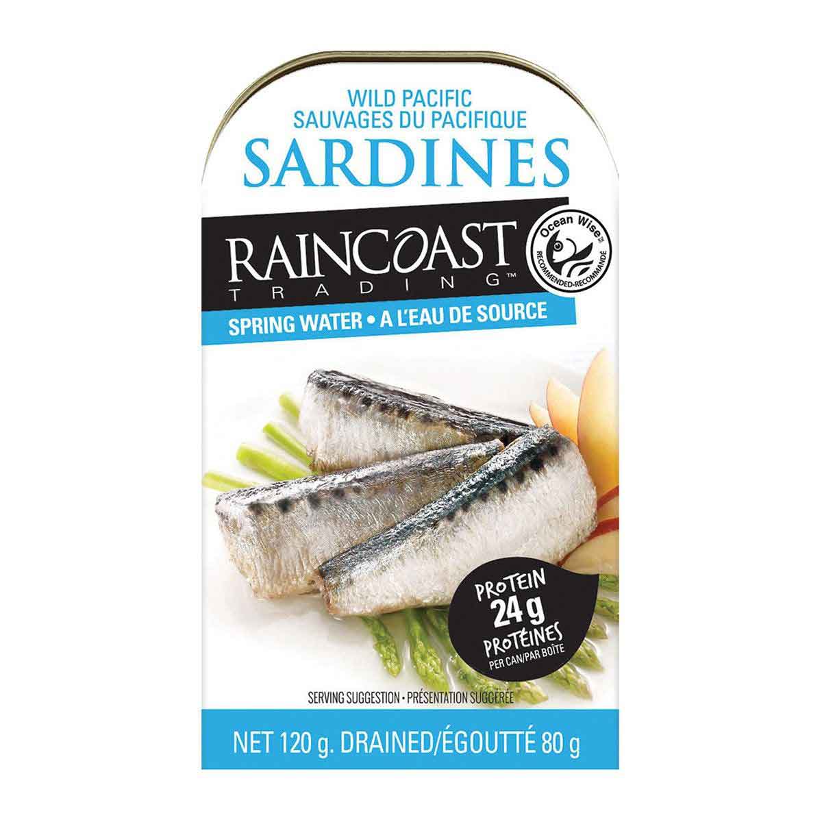 Sardines in Spring Water Raincoast 120g