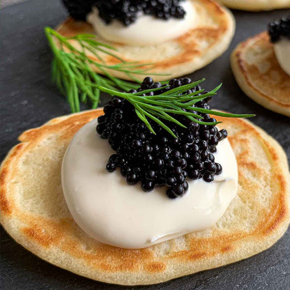 Caviar Blini 16 Mini Serving Pancakes 135g
