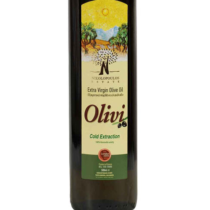 Oil - Olive Oil Cold Pressed Extra Virgin Organic* Olivi