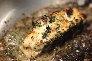 lemon herb halibut